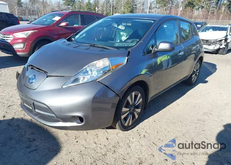 2016 Nissan Leaf Sl из США, поврежденный, VIN 1N4BZ0CP3GC311671